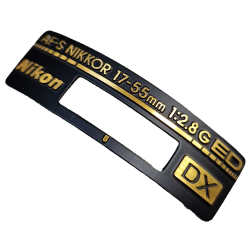 NAME PLATE AFS DX 17-55mm 2.8G ED
