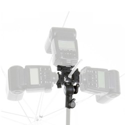 Jinbei A-3 Multi Speed Light 3 in 1 Hot Shoe Bracket Umbrella Flash Holder