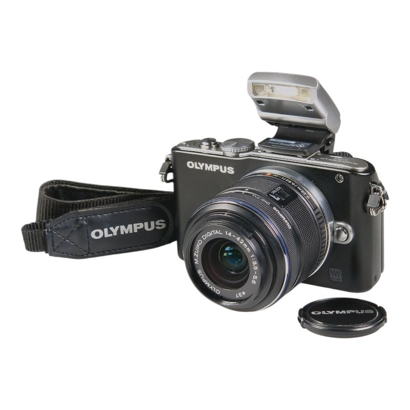 Olympus Pen Lite E-PL3 + M.Zuiko 14-42mm f/3.5-5.6 II R MSC - käytetty