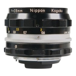 Nippon Kogaku Japan Nikkor-H 28mm f/3.5 Auto Pre-Ai