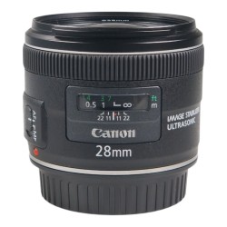 Canon EF 28mm f/2.8 IS USM laajakulmaobjektiivi - käytetty