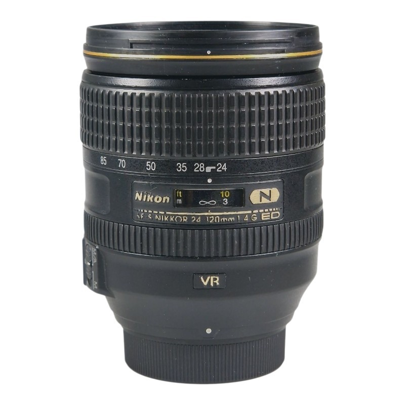 Nikon AF-S Nikkor 24-120mm f/4 G ED VR objektiivi - käytetty