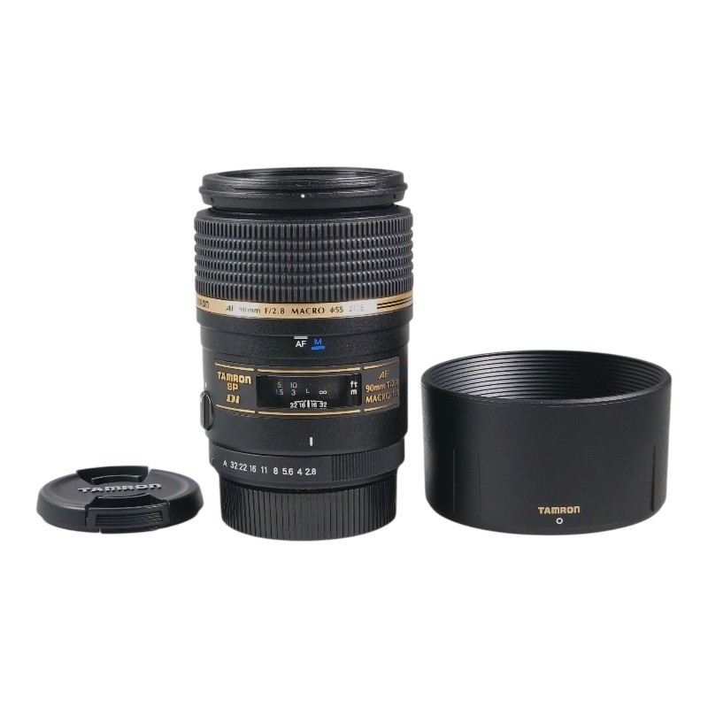 Tamron SP 90mm f/2.8 AF Di Macro 1:1 objektiivi - Pentax K - käytetty