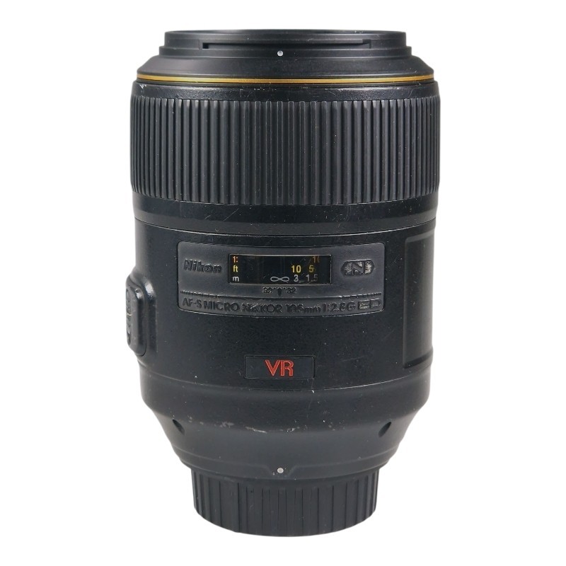 Nikon AF-S Micro Nikkor 105mm f/2.8G IF ED VR objektiivi - käytetty