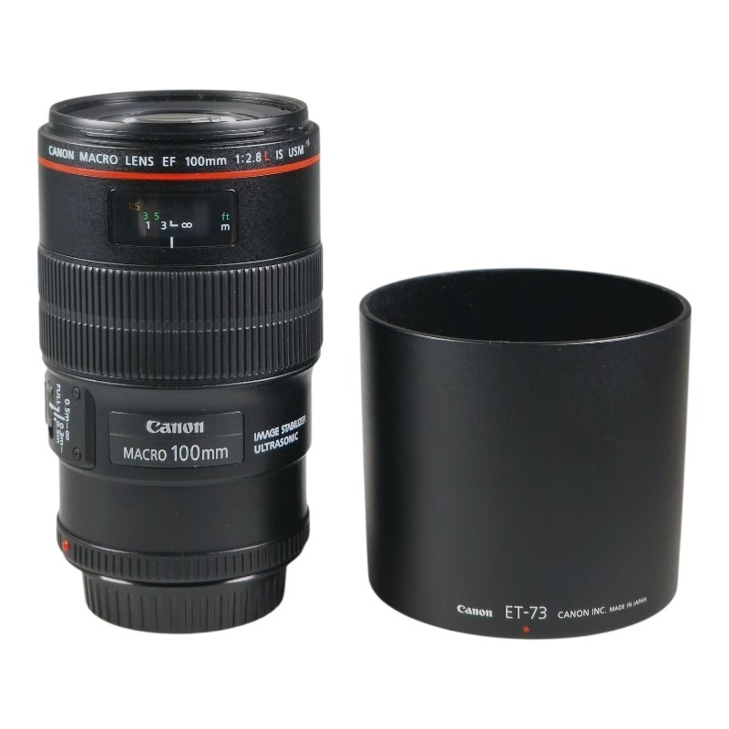 Canon EF 100mm f/2.8L Macro IS USM objektiivi - käytetty
