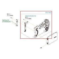 COVER ASSY BACK CANON EOS R5