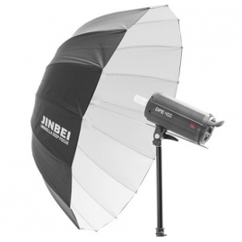 Jinbei Deep Focus sateenvarjo, valkoinen, 85 cm