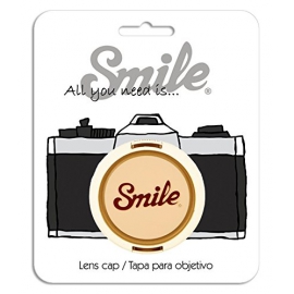 Smile Retro lens cap - Several sizes