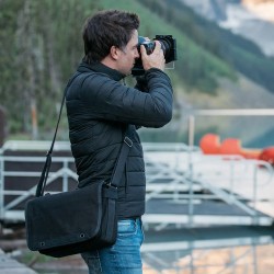 Black camera bag