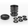 Lomography Nour Triplet V 2.0/64 Bokeh Control Art Lens - Adonized Aluminium Black
