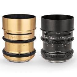 Lomography Nour Triplet V 2.0/64 Bokeh Control Art Lens - Adonized Aluminium Black