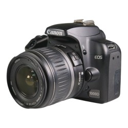 Canon EOS 1000D + EF-S 18-55mm f/3.5-5.6 II camera kit - Used
