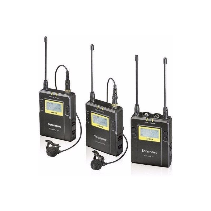 Saramonic UwMic9  mikrofoni (TX9 +TX9 +RX9)