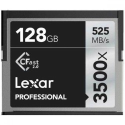 Lexar 128GB CFast 3500X 525MB/445MB 4K muistikortti