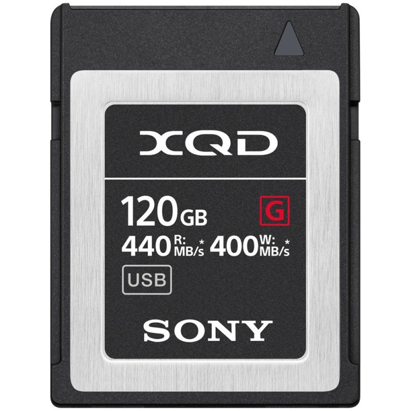 Sony 120GB XQD G-series 440MB/400MB 4K muistikortti