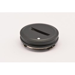 Coin turn battery chamber lid