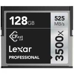 Lexar 128GB CFast 3500X 525MB/445MB 4K muistikortti