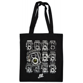 Vintagekamera kangaskassi