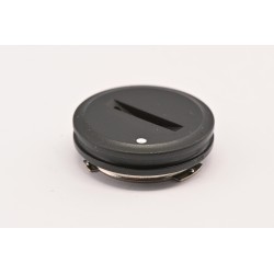 Coin turn battery chamber lid