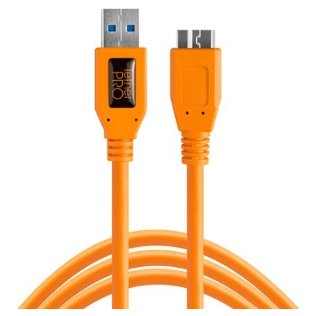 Tethertools USB 2.0 - Mini-B 5-Pin suorakuvauskaapeli 4.6m, Canon EOS