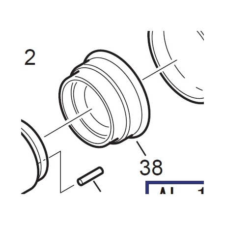 EYE CUP, LEFT 15X50 IS