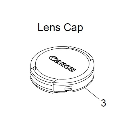 CAP, LENS POWER SHOT G 1X MIII