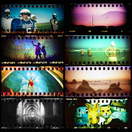 Sprocket Rocket 35 mm Filmi Panorama kamera