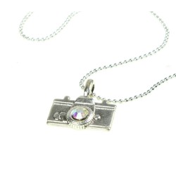 Kamerakoru Timantilla Ja Tekonahkanauhalla