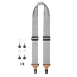 Peak Design Slide vaalean harmaa kamerahihna