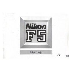 Nikon F5 user manual
