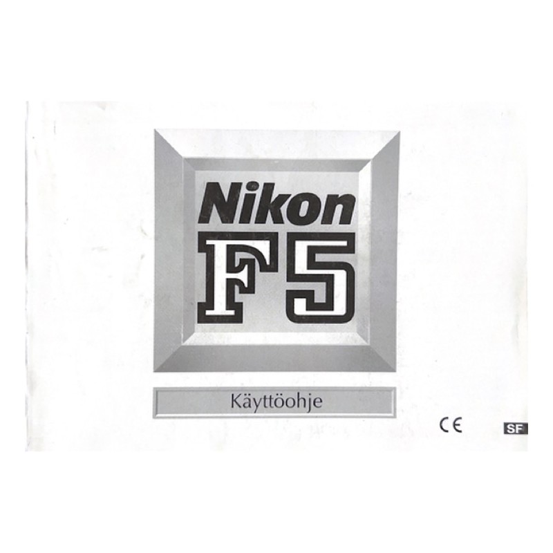 Nikon F5 user manual