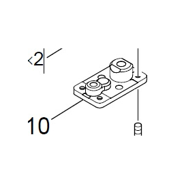 D87-0090-000 BASE, TRIPOD 2