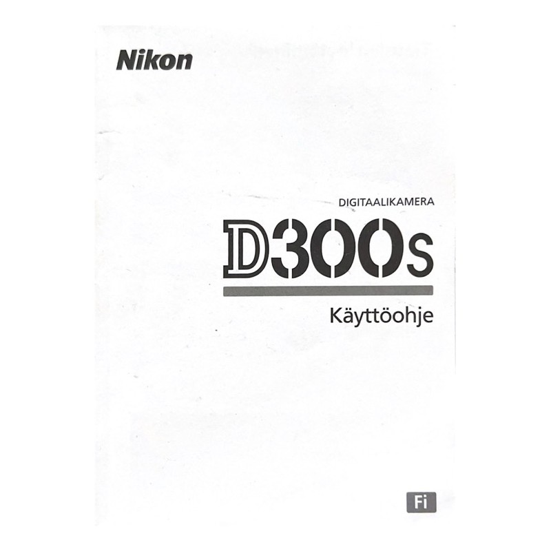 Nikon D300s käyttöohje