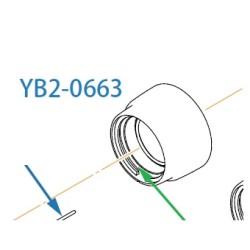 EYECUP, RIGHT  CANON 10X30 IS / IS II