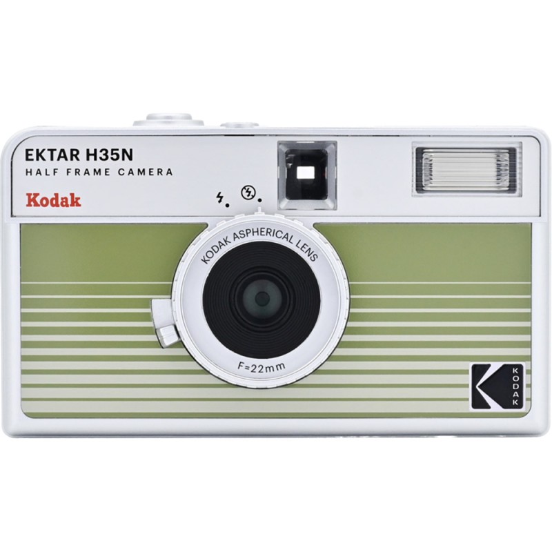 Kodak EKTAR H35N Kamera Striped Green