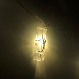 Focus Photoclips with LED light 3m 20 clips