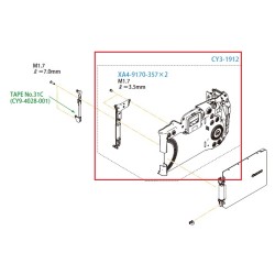COVER ASSY BACK CANON EOS R5