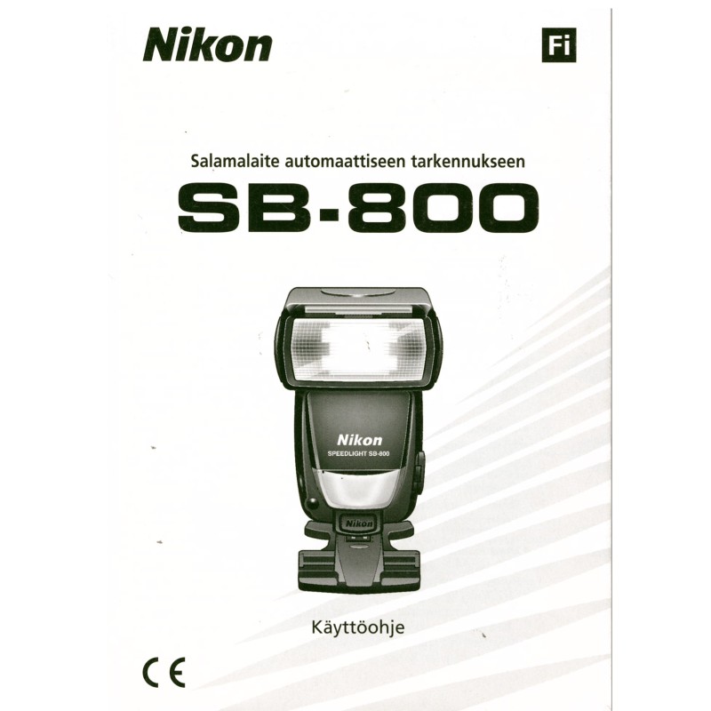 Nikon SB-800 - Käyttöohje