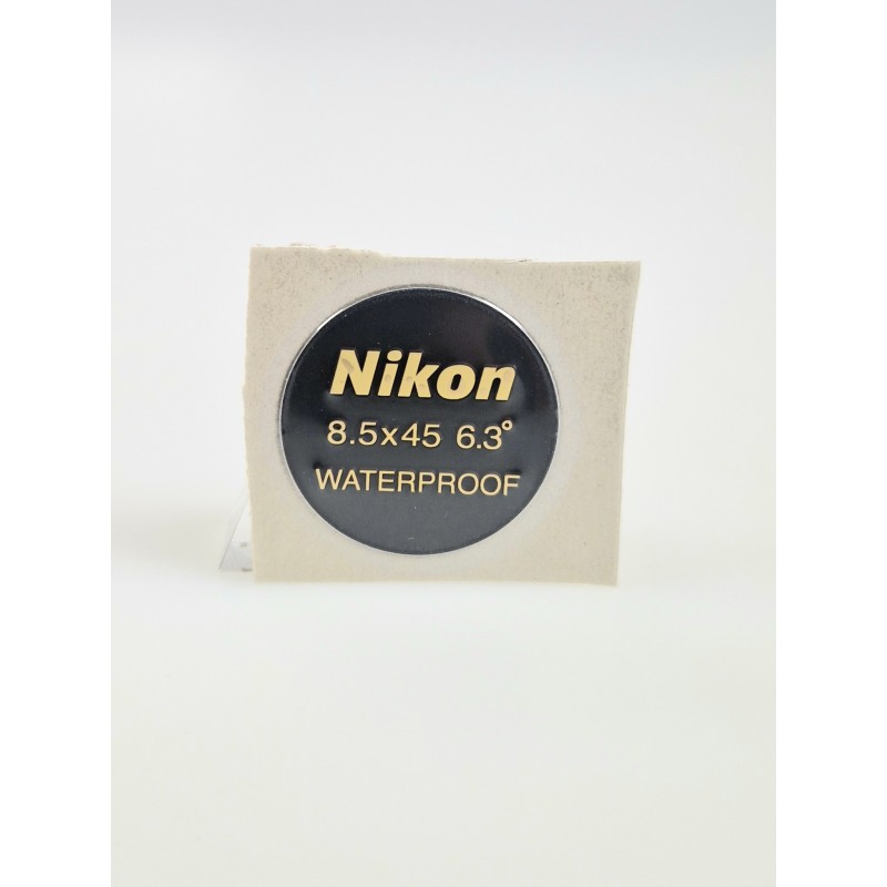NIKON BINOCULAR LABEL 8.5X45 6.3o DIAMETER 28mm