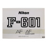 Nikon F-601 AF Instructions (FI)
