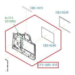 COVER ASSY BACK CANON EOS 6D