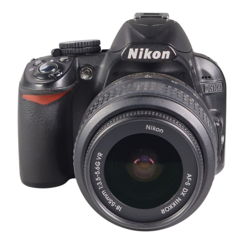 Nikon D3100 + AF-S DX 18-55mm f/3.5-5.6G VR ED - käytetty