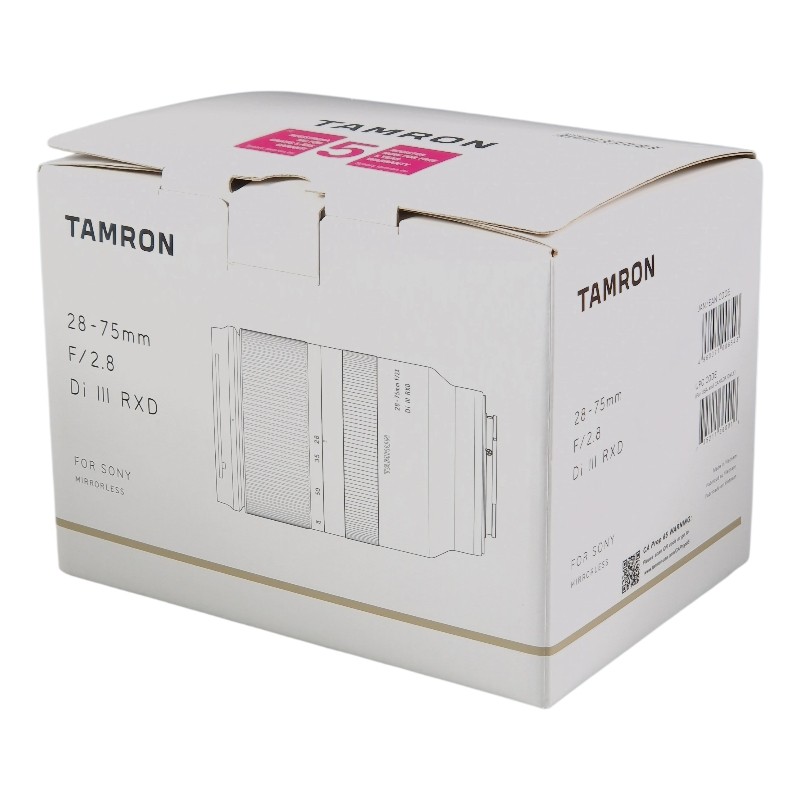 Tamron 28-75mm f/2.8 Di III RXD objektiivi - Sony E/FE - käytetty